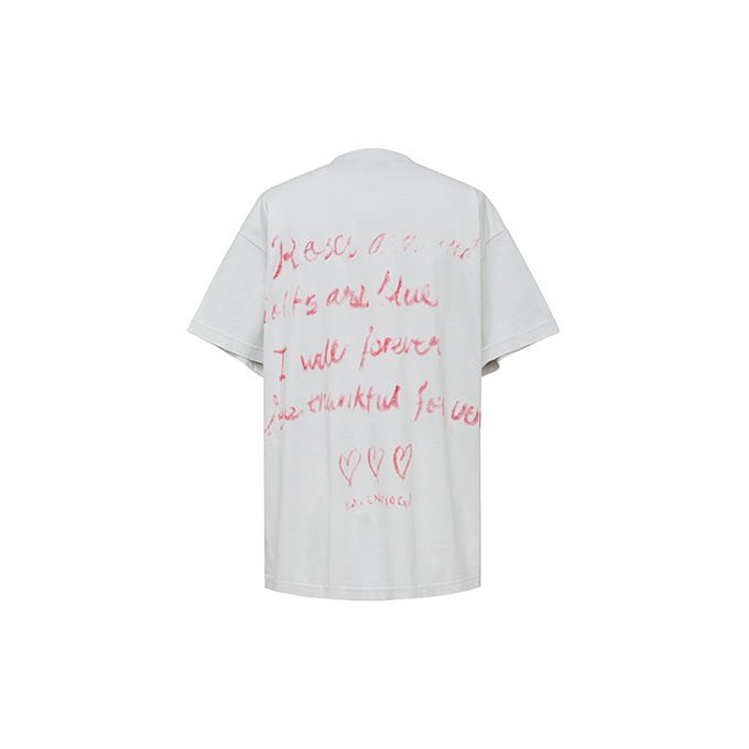 9a+ quality balenciaga happy valentines print t shirt